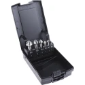 EXACT High Speed Steel Countersink Drill Bit Set 3 Flute 90° Angle 6 Pieces 10mm Shank Diameter 05527
