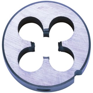EVENTUS Threading Die M3, 25 mm Outside Diameter, 9 mm Thickness, 7 Pieces HSS Professional Range 70411