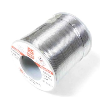 RS PRO Lead Solder Wire 0.7 mm Diameter, 40% Lead, 60% Tin, Rosin Flux Core, Melting Point 183°C 179-6670