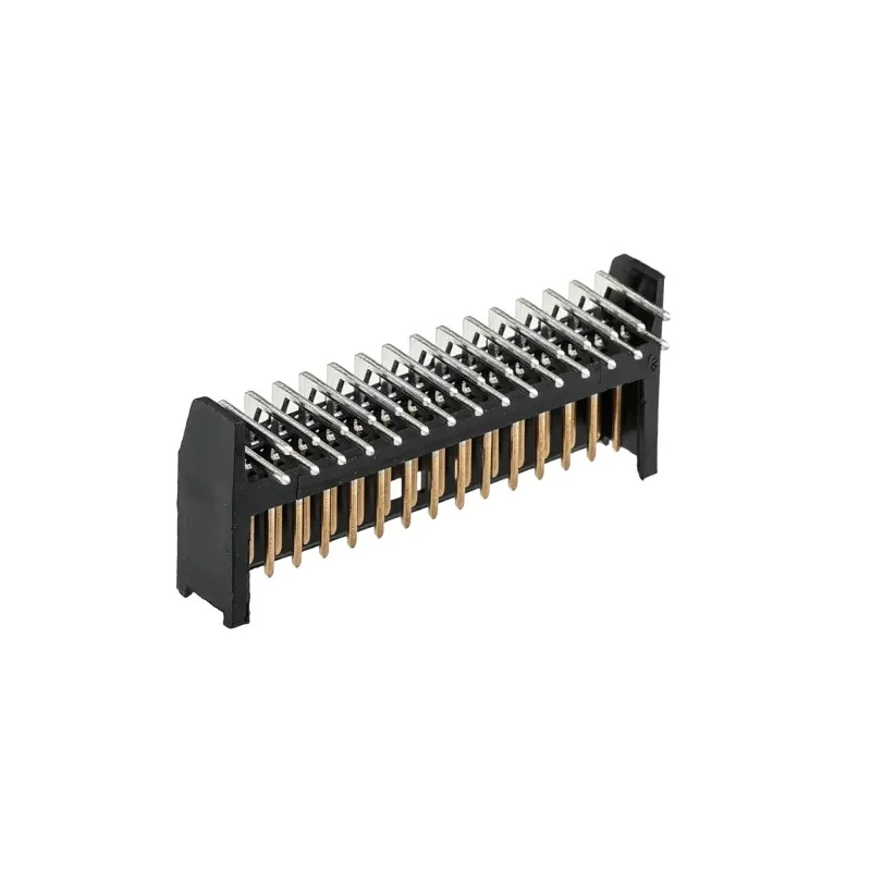 TE Connectivity AMPMODU MOD II Series Right Angle Through Hole PCB Header 30 Contacts 2.54 mm Pitch 2 Row Shrouded 280392-2