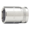Bahco 3/8 in Drive 12 mm 6 Point Square Alloy Steel Socket 25.5mm Overall Length 7400SM-12