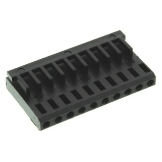 TE Connectivity AMPMODU MOD IV Female Connector Housing 2.54 mm Pitch 10 Way 1 Row Straight 1-926475-0