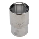 Bahco 1/4 in Drive 7/16 in 6 Point Square Alloy Steel Polished Socket 24.7mm Length 6700SZ-7/16