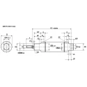 Norgren Pneumatic Piston Rod Cylinder 40mm Bore, 160mm Stroke, Stainless Steel Body, Double Acting RT/57240/M/160