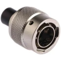 Souriau Sunbank by Eaton MIL Spec Circular Connector Male, Male Contacts, Shell Size 10, Straight 4 Way Cable UTO UT06104PH