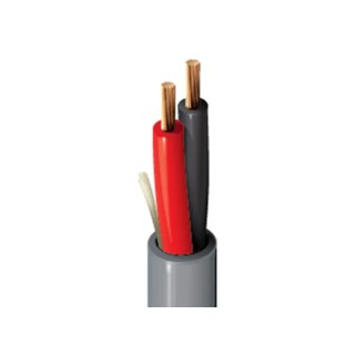 Belden Control Cable 2 Cores 2.09mm² 14 AWG 300V Unscreened Grey Polypropylene Sheath 100 m 4100UE.00100