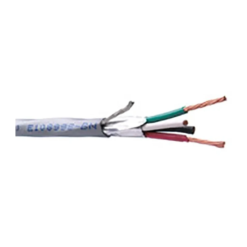 Belden 4-Core Screened Control Cable 0.82mm² 18 AWG, Polyethylene Grey Sheath, 100m 4302FE.00100