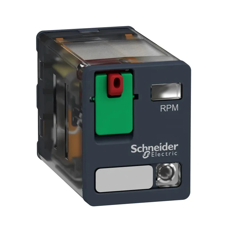 Schneider Electric Panel Power Relay 230V AC Coil 15A Switching Current DPDT Harmony RPM22P7