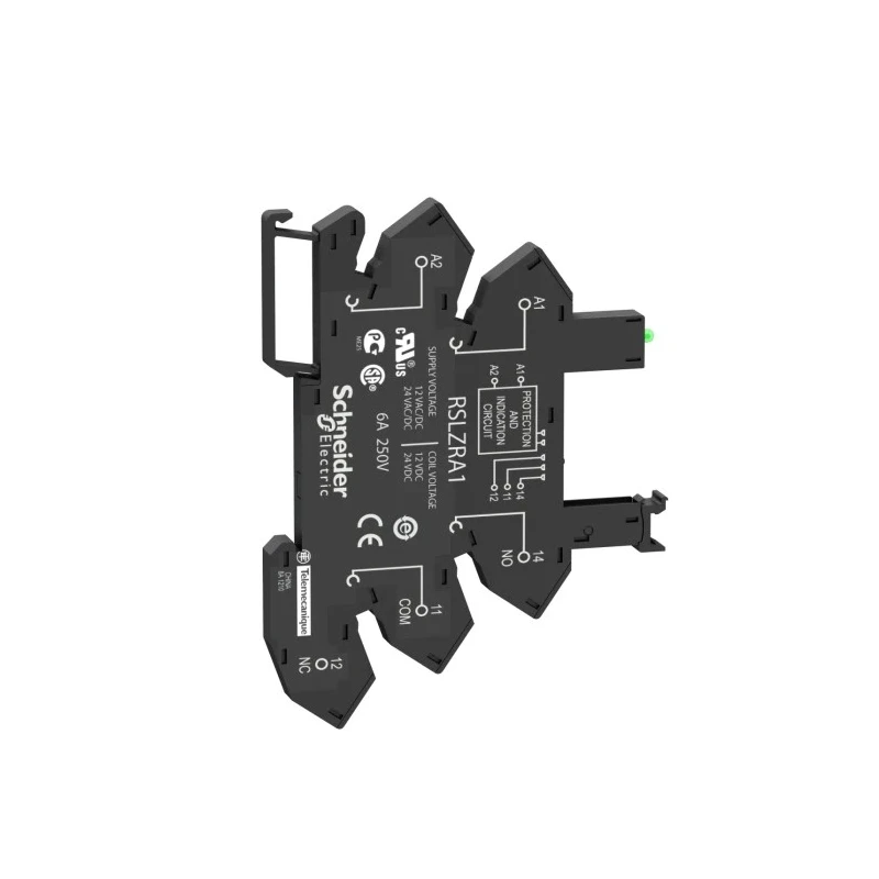 Schneider Electric Harmony Relay RSL Series Plug-in Relay Socket 24V dc Coil SPDT 6A RSLZRA1