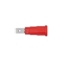 Schutzinger Red Male Banana Connector 2 mm, Nickel Plated Contact, 600V 10A SEPB 8522 Ni / RT / FST