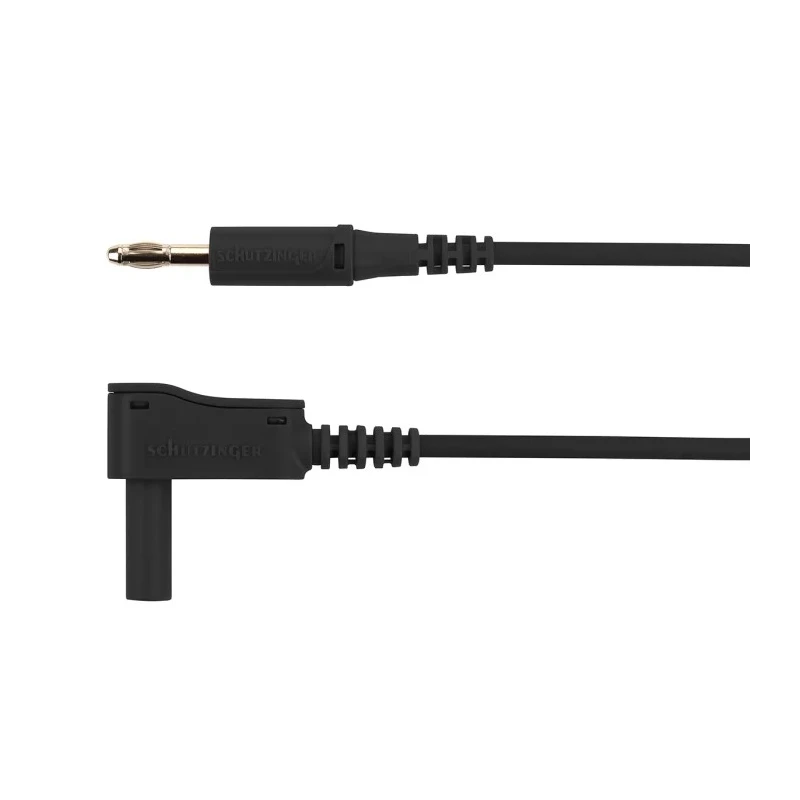 Schutzinger Test Lead 32A, 30 V AC, 60 V DC, Black, 2 m Lead Length AL 7622 Ni / 2.5 / 200 / SW