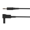 Schutzinger Test Lead 32A, 30 V AC, 60 V DC, Black, 2 m Lead Length AL 7622 Ni / 2.5 / 200 / SW