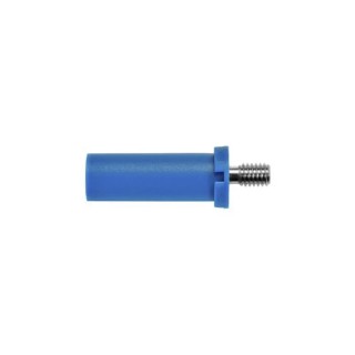 Schutzinger Red Male Banana Plug 4 mm Connector M4 Thread Termination 600V 32A Nickel Plating SFK 8465 Ni / M4 / 7 / RT