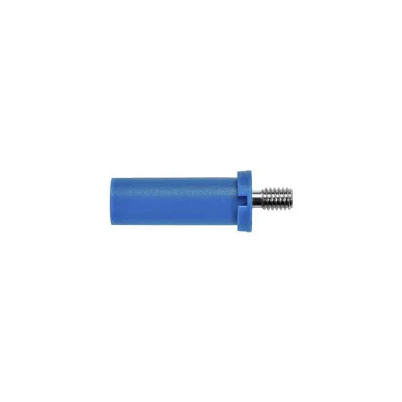 Schutzinger Red Male Banana Plug 4 mm Connector M4 Thread Termination 600V 32A Nickel Plating SFK 8465 Ni / M4 / 7 / RT