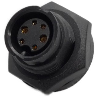 RS PRO Hybrid Power & Signal Connector Panel Mount Socket Female IP67 300V 5-10A Thermoplastic 179-7933