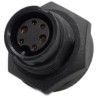 RS PRO Hybrid Power & Signal Connector Panel Mount Socket Female IP67 300V 5-10A Thermoplastic 179-7933