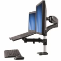 StarTech.com Black TV Bracket Desk Mount 600mm Height 360mm Width 479mm Depth ARMUNONB