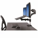 StarTech.com Black TV Bracket Desk Mount 600mm Height 360mm Width 479mm Depth ARMUNONB