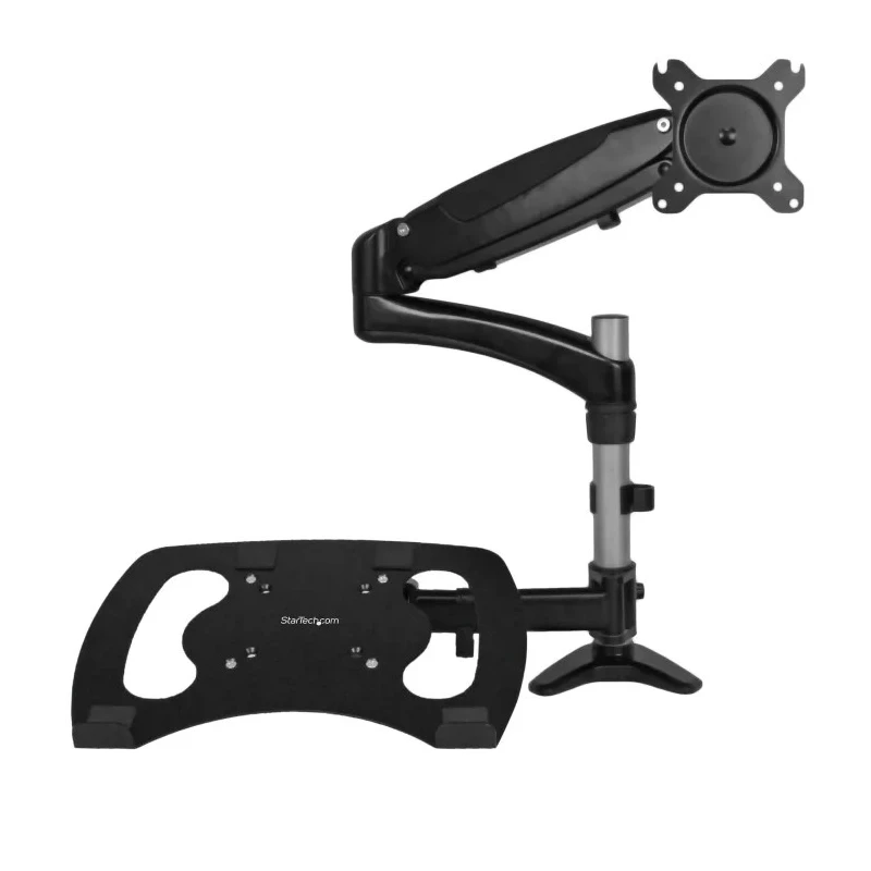 StarTech.com Black TV Bracket Desk Mount 600mm Height 360mm Width 479mm Depth ARMUNONB