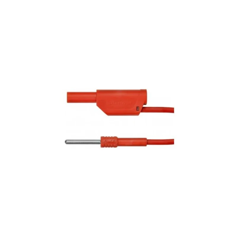 Schutzinger Test Lead 19A, 600V, Black, 1 m Lead Length AL 8323 / ZPK / 1 / 100 / SW