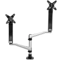 StarTech.com Silver Monitor Arm Desk Mount ARMDUAL30 10kg Max Load 618mm Width VESA75x75 & 100x100mm