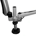 StarTech.com Silver Monitor Arm Desk Mount ARMDUAL30 10kg Max Load 618mm Width VESA75x75 & 100x100mm