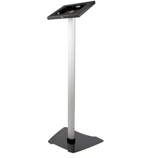 StarTech.com Floor Stand Tablet Stand for 9.7 in Tablets Steel Aluminium Plastic Silver Black STNDTBLT1FS