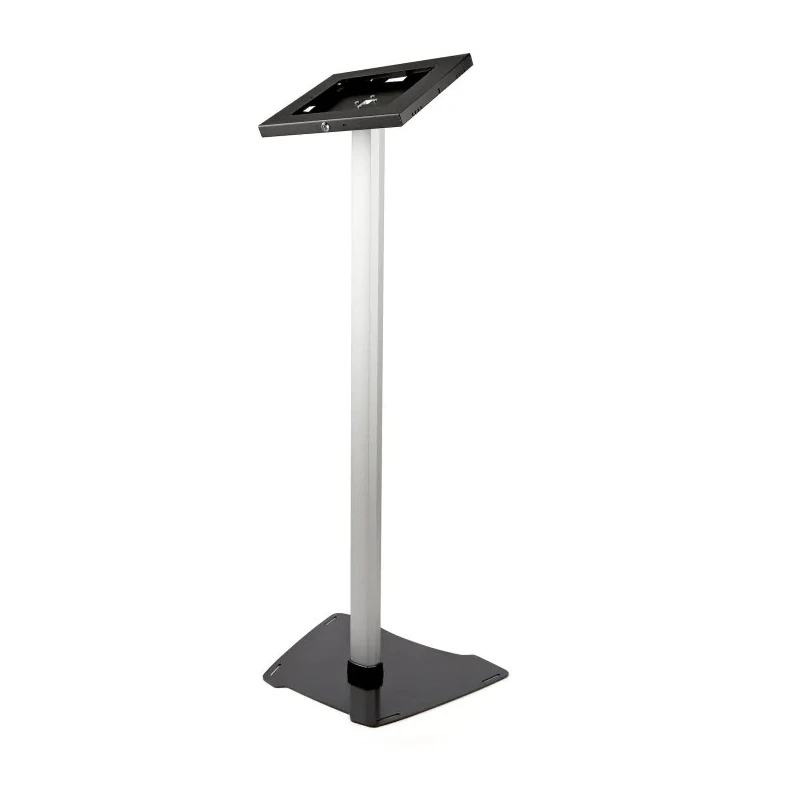 StarTech.com Floor Stand Tablet Stand for 9.7 in Tablets Steel Aluminium Plastic Silver Black STNDTBLT1FS