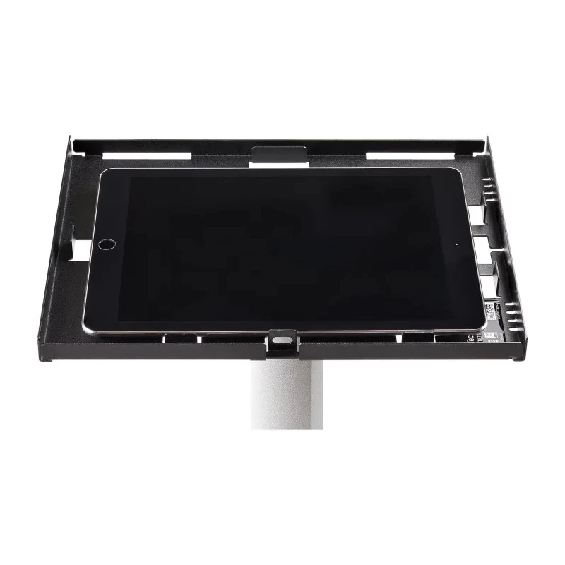 StarTech.com Floor Stand Tablet Stand for 9.7 in Tablets Steel Aluminium Plastic Silver Black STNDTBLT1FS