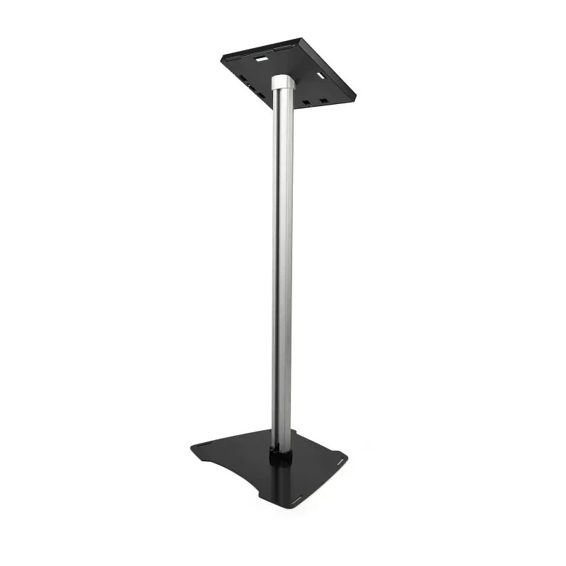 StarTech.com Floor Stand Tablet Stand for 9.7 in Tablets Steel Aluminium Plastic Silver Black STNDTBLT1FS
