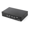 StarTech.com 4 Port 1 Display USB DisplayPort KVM Switch 3.5 mm Stereo Audio 3840 x 2160 Pixel Maximum Resolution SV431DPUA2