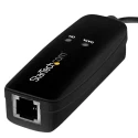 StarTech.com USB 2.0 56kbps Network Speed USB Ethernet Adapter, 77 mm Cable Length USB56KEMH2
