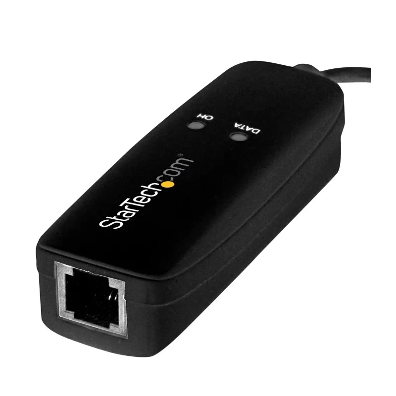 StarTech.com USB 2.0 56kbps Network Speed USB Ethernet Adapter, 77 mm Cable Length USB56KEMH2