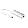 StarTech.com USB Hub with 3 USB 3.0 Ports and RJ45 Ethernet Connection USB Bus Powered 18mm x 34mm x 110mm ST3300G3UA