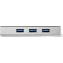 StarTech.com USB Hub with 3 USB 3.0 Ports and RJ45 Ethernet Connection USB Bus Powered 18mm x 34mm x 110mm ST3300G3UA