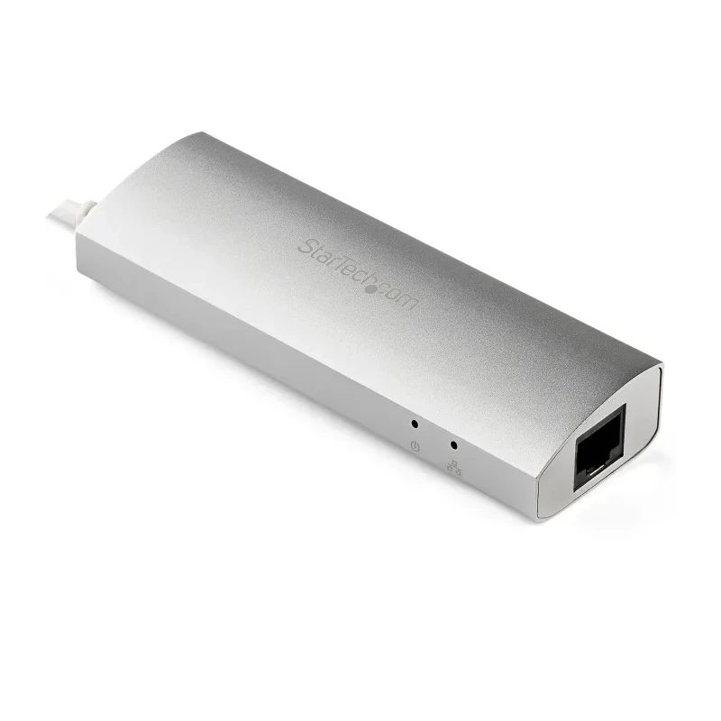 StarTech.com USB Hub with 3 USB 3.0 Ports and RJ45 Ethernet Connection USB Bus Powered 18mm x 34mm x 110mm ST3300G3UA