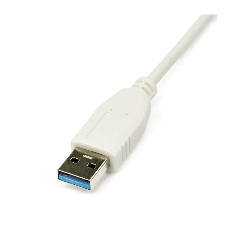StarTech.com USB 3.0 USB Ethernet Adapter 1000Mbps Network Speed 4m Cable White USB31000SW