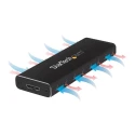 StarTech.com M.2 SATA Hard Drive Enclosure USB 3.0 5Gbps Aluminium Black SM2NGFFMBU33