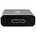 StarTech.com M.2 SATA Hard Drive Enclosure USB 3.0 5Gbps Aluminium Black SM2NGFFMBU33