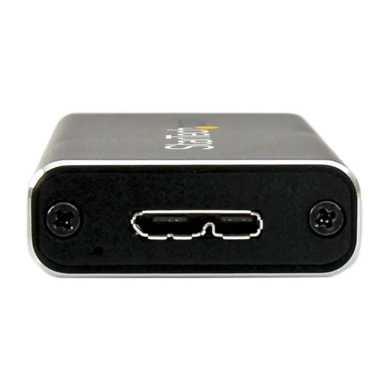 StarTech.com M.2 SATA Hard Drive Enclosure USB 3.0 5Gbps Aluminium Black SM2NGFFMBU33
