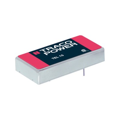 TRACOPOWER Regulated Isolated DC/DC Converter 12V dc Output 1.25A 15W PCB Mount TEL 15-1212