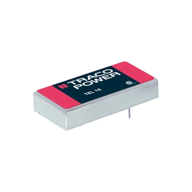 TRACOPOWER Regulated Isolated DC/DC Converter 12V dc Output 1.25A 15W PCB Mount TEL 15-1212
