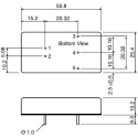 TRACOPOWER 15W Regulated Isolated DC/DC Converter, 12V DC 1.25A, 18V-36V Input, DIP Package, PCB Mounting TEL 15-2412