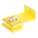 RS PRO Yellow Insulated Tap Splice Connector Brass Crimp 10 AWG 34.5mm 878201 510-4826