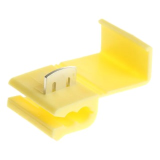 RS PRO Yellow Insulated Tap Splice Connector Brass Crimp 10 AWG 34.5mm 878201 510-4826
