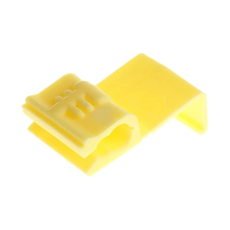 RS PRO Yellow Insulated Tap Splice Connector Brass Crimp 10 AWG 34.5mm 878201 510-4826