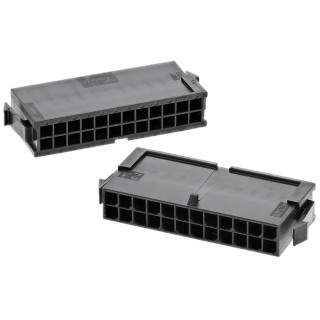 Molex Micro-Fit 3.0 Male Connector Housing 3 mm Pitch 24 Way 2 Row Straight 43020-2400