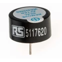 RS PRO 80 dB Through Hole Continuous Internal Piezo Buzzer Component 3 V dc Min 16 V dc Max 5117620P