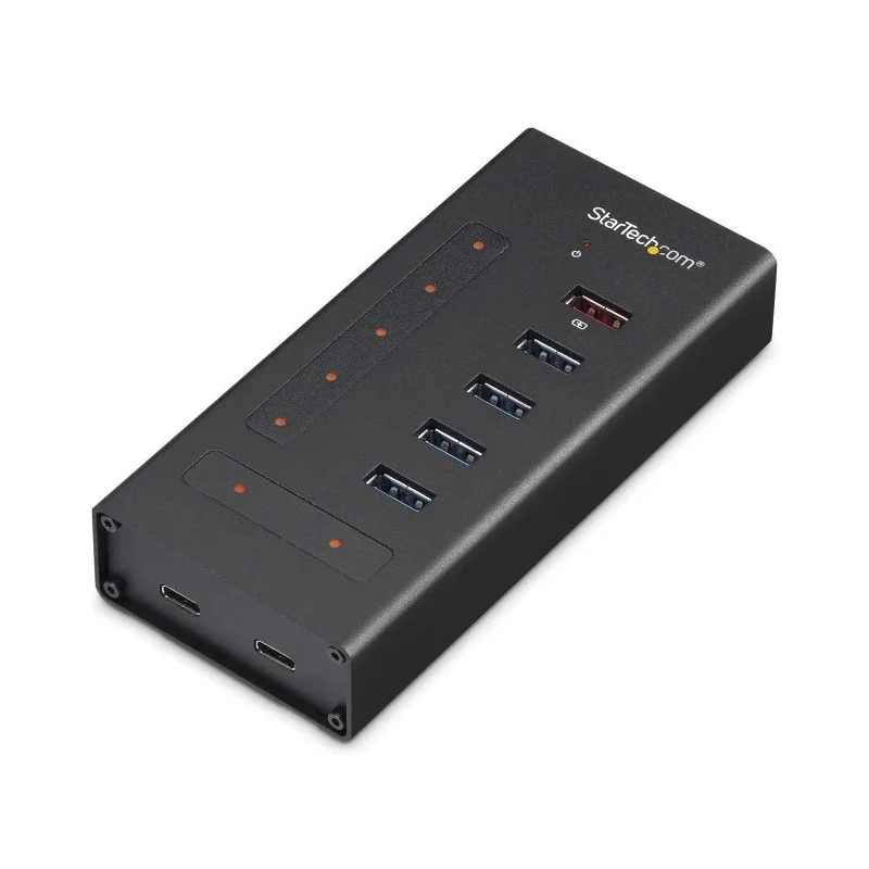 StarTech.com 7 Port USB 3.0 USB Hub AC Adapter Powered Rugged Metal Housing HB30C5A2CST