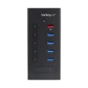StarTech.com 7 Port USB 3.0 USB Hub AC Adapter Powered Rugged Metal Housing HB30C5A2CST